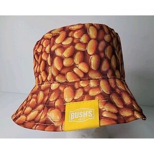 Bush`s Baked Beans Reversible Bucket Hat One Size Brand New!